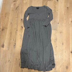 Hatch Maternity LS Maxi Dress NEVER WORN